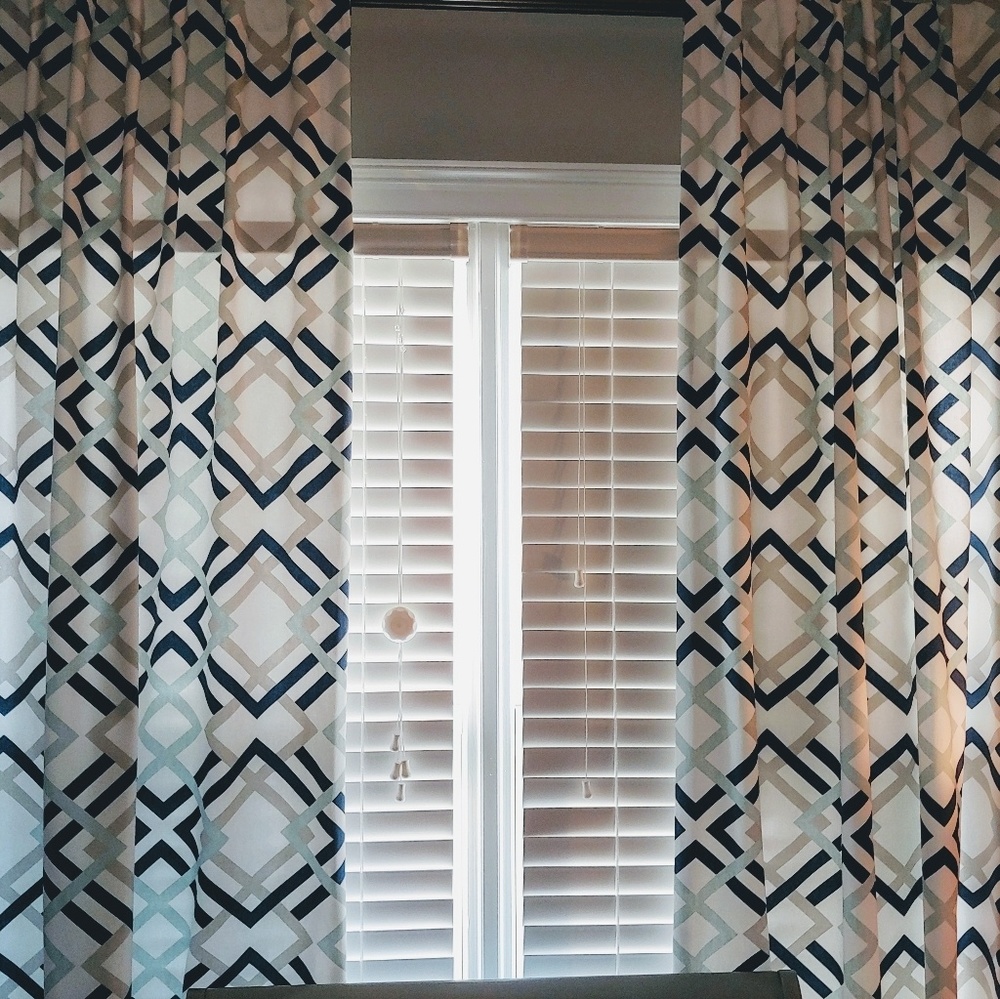 Carousel Designs Herringbone Curtains